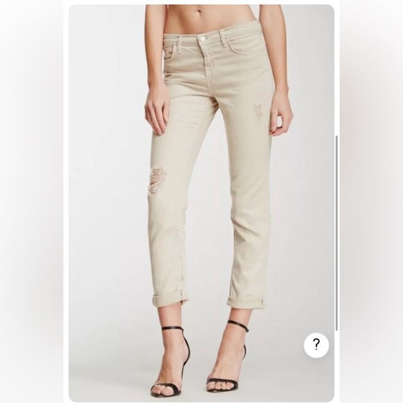 J Brand Aidan Slouchy Straight Boyfriend Jean Natural Size 27 - Picture 1 of 16